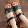 New Fashion Women's Sandals Ankle Strap Beach Sandals Comfortable Flat Sandals Open Toe Women Flat Walking Shoes Ladies