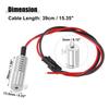 ACROPIX Aluminum Light Source Lighting Fixture for Car DIY 3mm 2W LED Warm White 1pcs