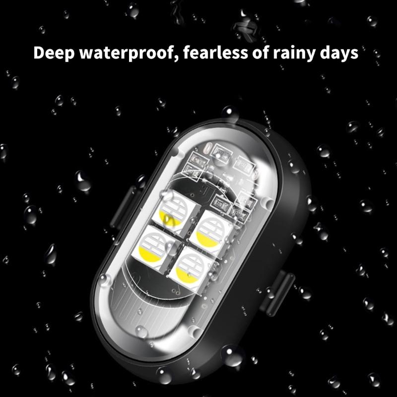 High Brightness LED Strobe Light With Wireless Remote Waterproof For Vehicles And Drones Night Safety