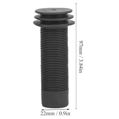 1Pair   Rubber Children   Anti-Slip Handlebar Handle Grip Cover Accessory for Kid Bike(black )