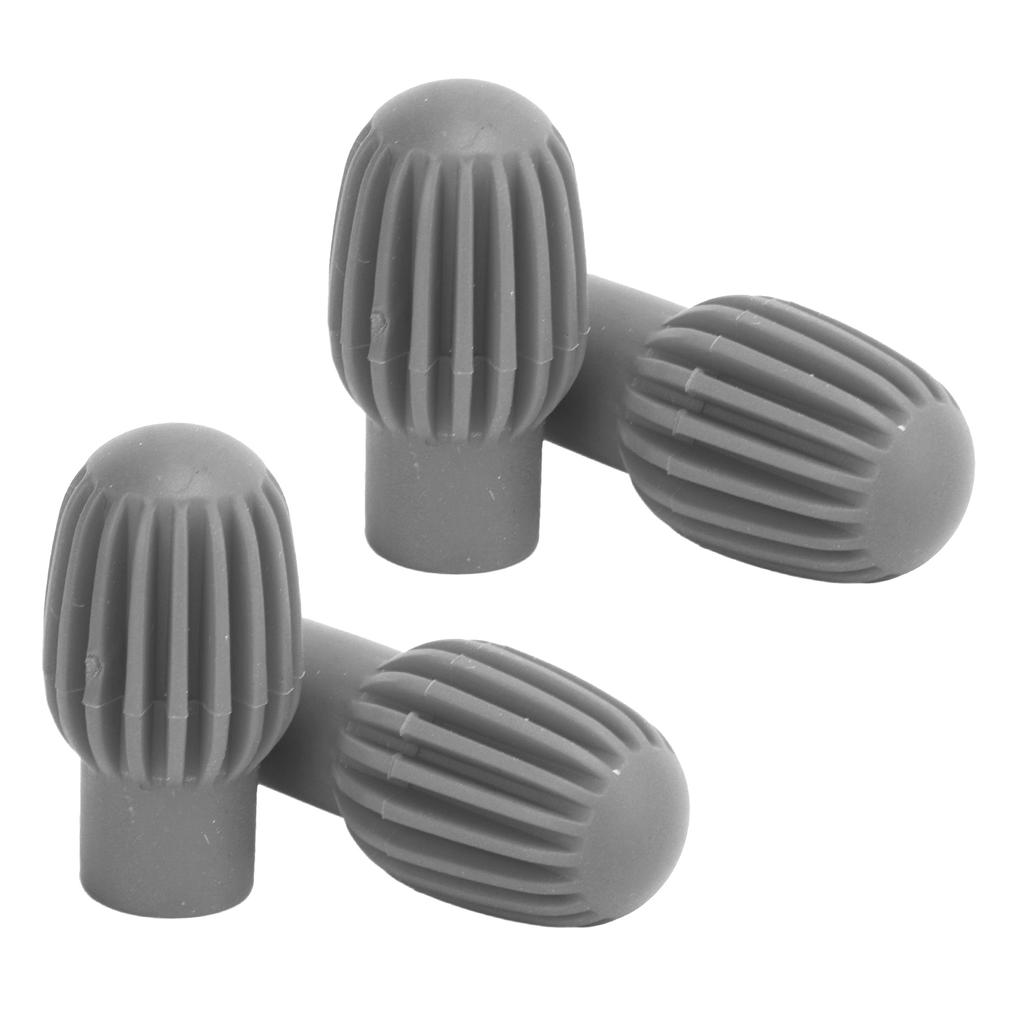 4Pcs Silikon Drumstick Tipps Stille Praxis Trommel Stumm Dämpfer Percussion Zubehör Grau