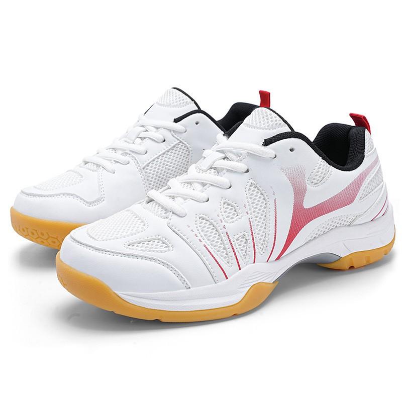 Unisex Badminton Shoes Men Women Lightweight Breathable Training Sneakers With Non-Slip Rubber Sole