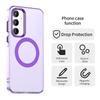For Samsung Galaxy A55 For Magsafe Magnetic Phone Case For Samsung Galaxy A55 TPU Shockproof Candy Color Wireless Charge Cover