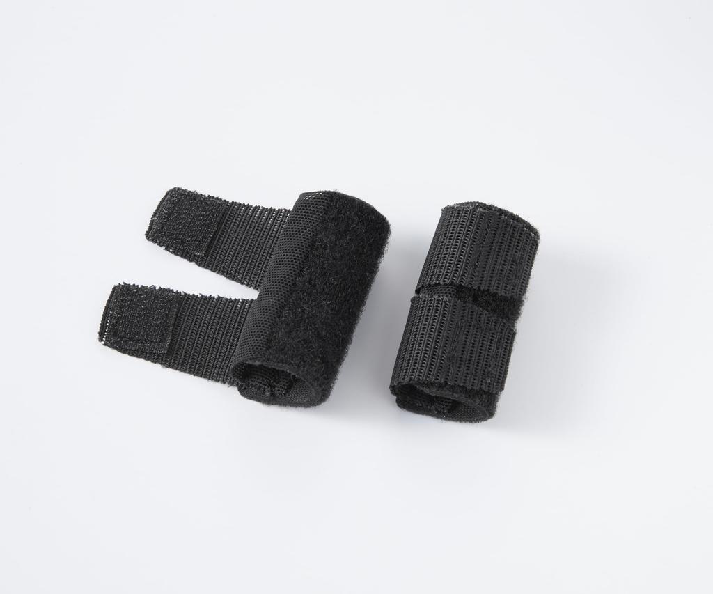 Two Black Finger Joint Supporters, Designed by an Orthopedic Clinician