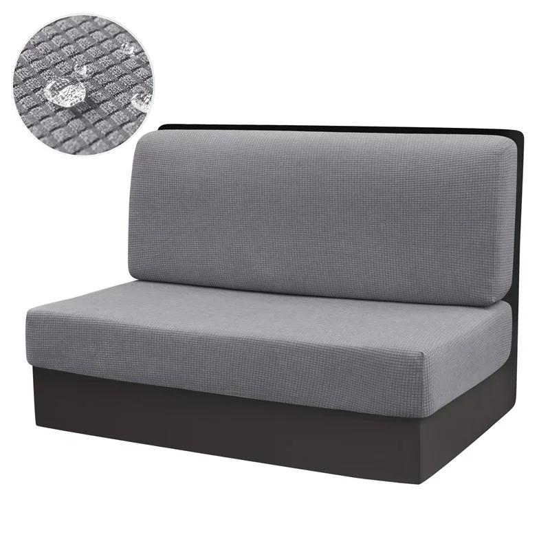 

2pcs/set RV Dinette Cushion cover Water Repellent Stretch Camper Car Sofa Cover Polar Fleece Comfortable Restaurant Seat Covers 1 Set