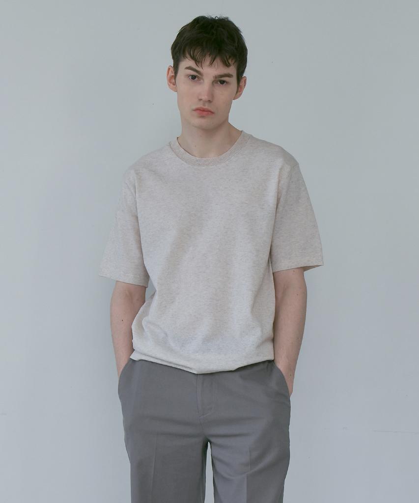 210EDIT Unisex Round Ice Knit [Oatmeal]_Zf2Sw900