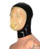 Přírodní latexová maska ​​Gumová kapuce Fetish SM Fetish Restraint Headgear Latex Headgear Bar Playing Mask Halloween Mask [OnundOn] 100% - -