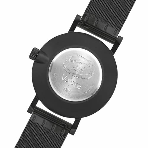 Class Fourteen VOLARE Dark Metal Mesh Men's Watch VO17BK005M, Officially Imported, Black