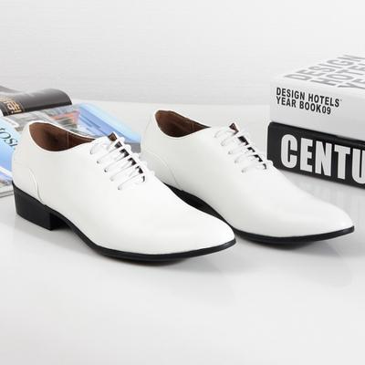 Mens White Dress Shoes Man Wedding Shoes Men 2025 Shoes Leather Formal Suit Shoes Zapatos Oxford Hombre Chaussure Homme Mari