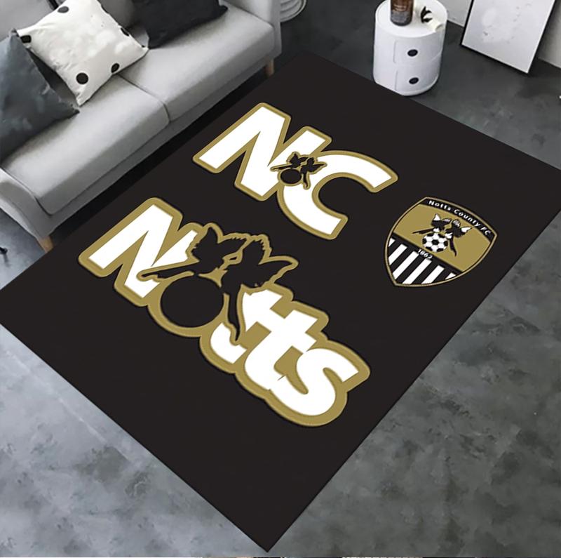Notts County Football Club Carpet Rug For Living Room Bedroom Home Sofa Decorationkids Play Nonslip Floor Mat