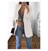 2024 European & American Fashion Women's Slim Lapel Cardigan Blazer - Spring/Autumn Collection