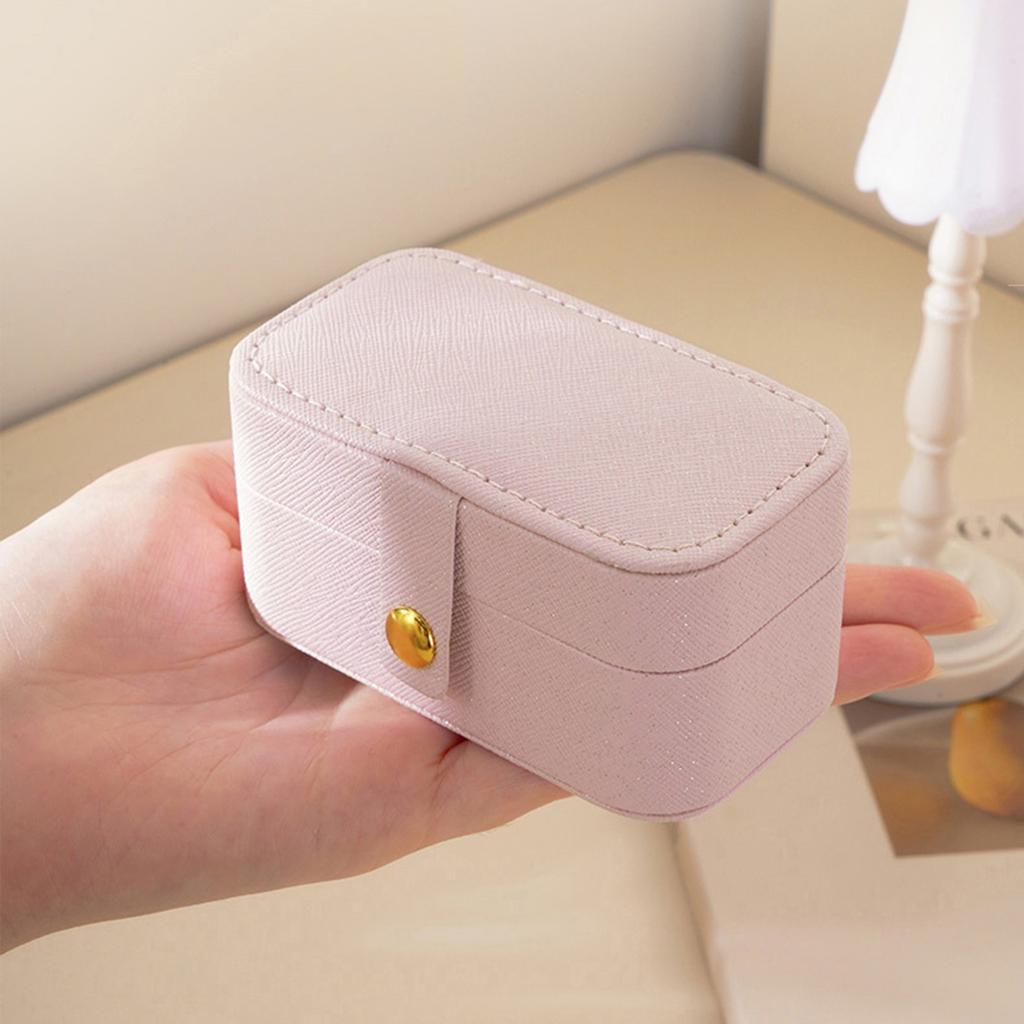 Travel Friendly Jewelry Organizers Box Versatile Jewelry Storage Case With Multiple Compartments For Organized Travel