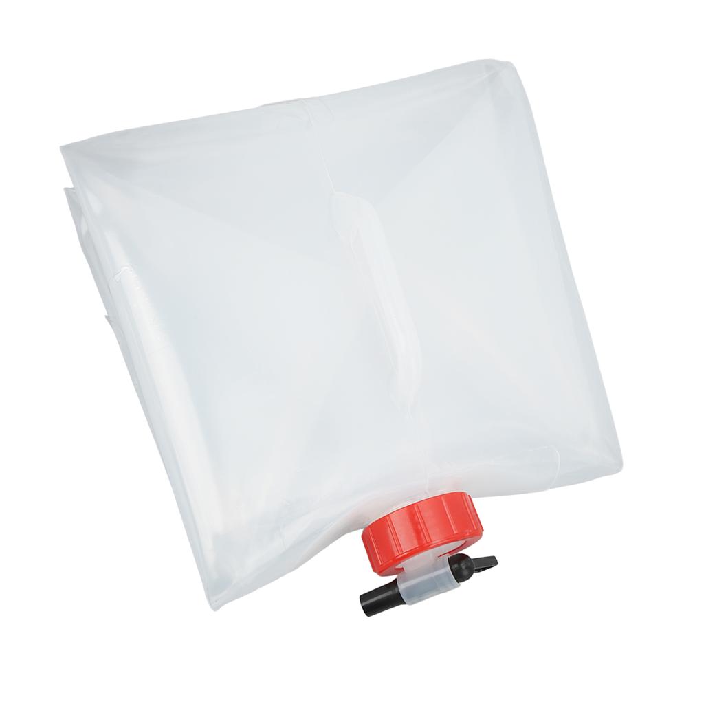 Collapsible Water Canister Portable Plastic Foldable Drinking Water Container with Tap Screw Cap for Travel Kitchen 10L