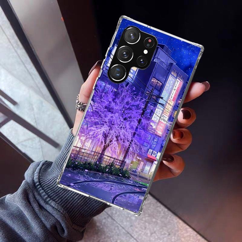 

Anime Aesthetic Scenery Phone Case For Samsung Galaxy S23 S24 S25 Edge S26 Ultra S22 + S21 Plus S20 FE Cover Silicone Print Shel Samsung S20 Ultra