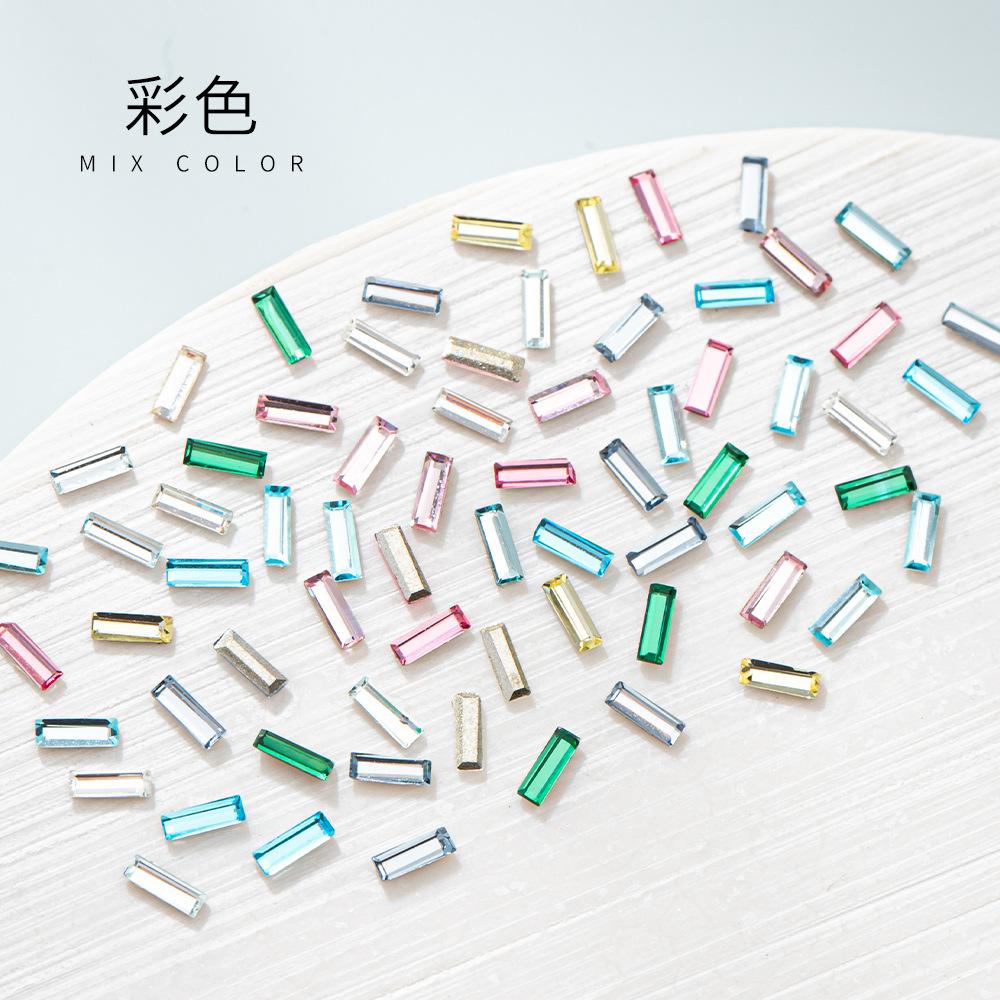 K9 Nail Art Flat Bottom Drill Chamfered Small Long Nail Drill Zircon Nail Art Drill Explosive Flash French Mini Drill