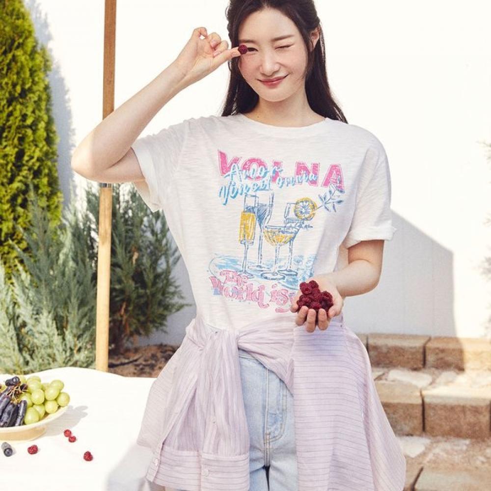 

On On HoT Summer ArTwork Slub T shirT New5me634 01 WHITE/55