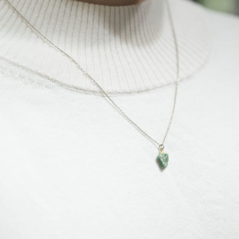 HARANG HR 302N_Green Garnet Necklace