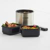 Tiger Thermos (TIGER) Stainless Steel Thermos Insulated Lunch Box, Holds Approximately 2.3 Cups of Rice, Includes Pouch, Black, LWY-E461-K