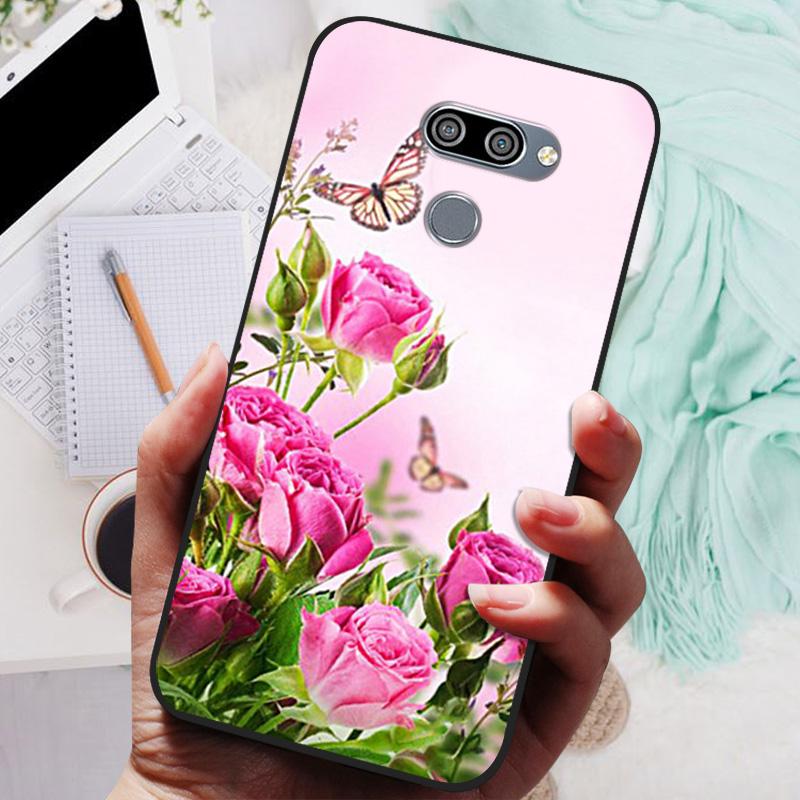 for LG K50 Q60 Case K 50  Soft TPU Silicone Phone Covers for LG Q60 LGK50 K 50 LGQ60 Case Bumper  Q 60 Shockproof Coque Cover