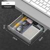 1-3PCS Hidden Desktop Organiser Desktop Sticky Drawer Slide Out Under Desk Drawer Transparent Under Desk Drawer Storage Shelf