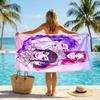 Kpop Hunter Fashion Beach Towel: Ideal for Summer Adventures Soft, Absorbent and Quick Drying Suitable for Swimming and Bathing