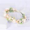 Flower Wreath For Women Gentle Cloth Hairband For Birthday Party Wedding Photo Props Festival Hair Decor Trendy Hair Accessories