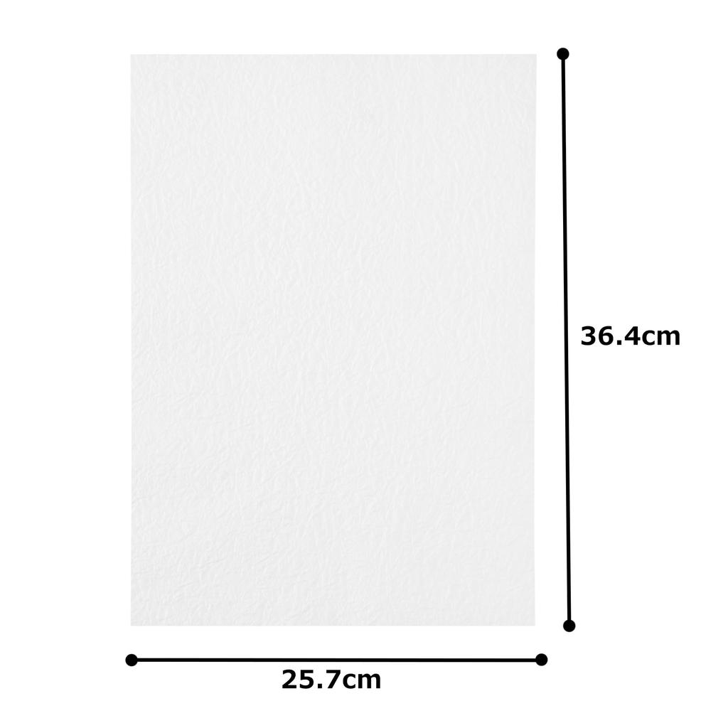 Kawasumi Japanese Momi Echizen Plain B4 x 15 Sheets Washi, Colors, Washi, Washi, White, Size, 25.7 36.4 cm,