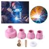 Dysze ceramiczne TIG Zestawy dysz TIG Zastosowania spawalnicze DIY Kompletny zestaw dysz spawalniczych Materiały eksploatacyjne Zestaw spawalniczy 7 sztuk