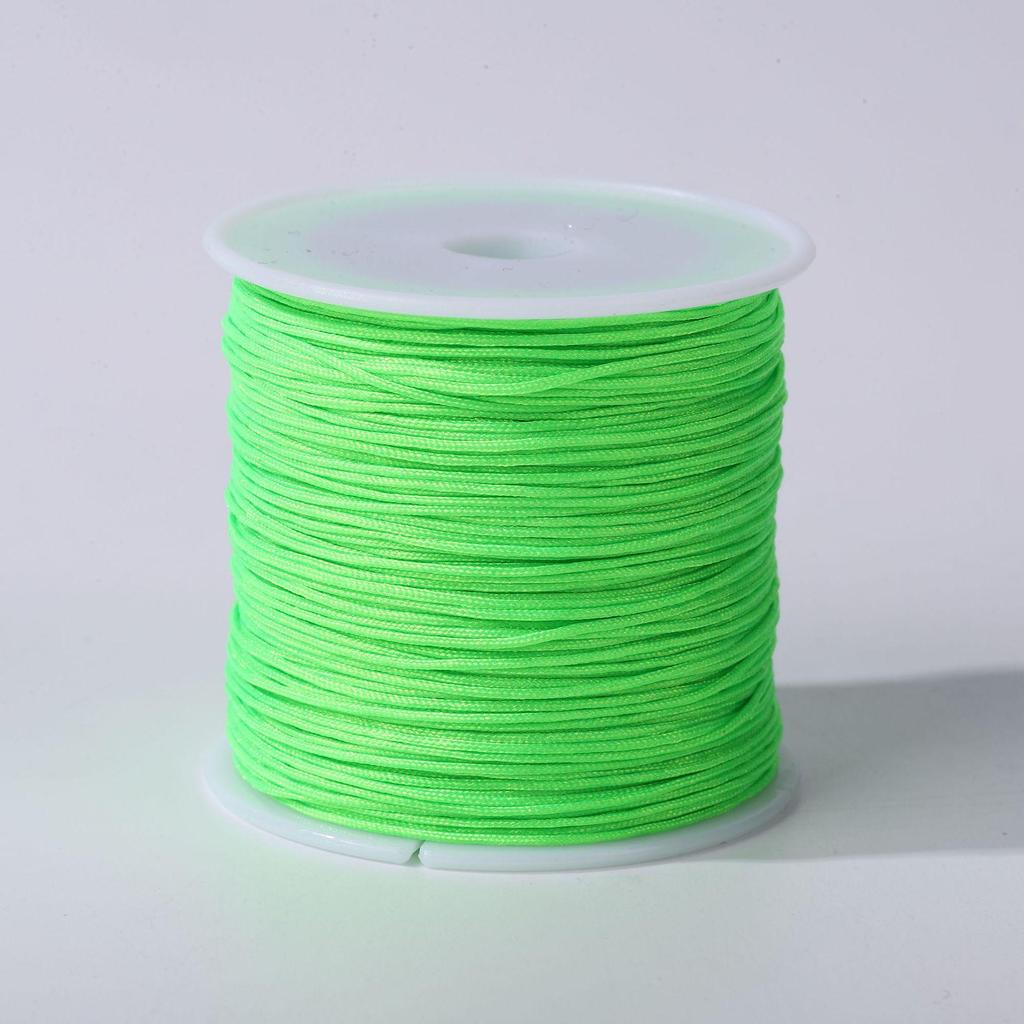 Handmade No. 72 Jade Thread - 0.8mm Wear-Resistant String for Jewelry Crafting, Hand Rope, Bracelets, DIY Necklaces, 50m