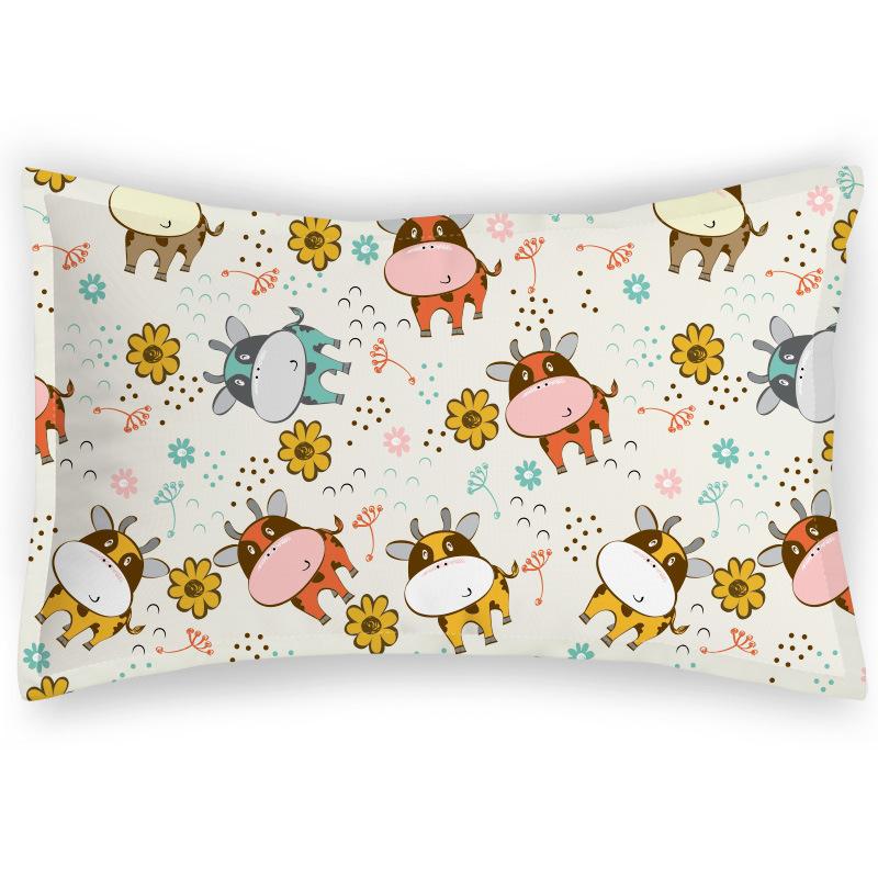 Mr. Bag Chinese Style Cow Shading Pillowcase Children's Cartoon Pillowcase Digital Printed Pillowcase