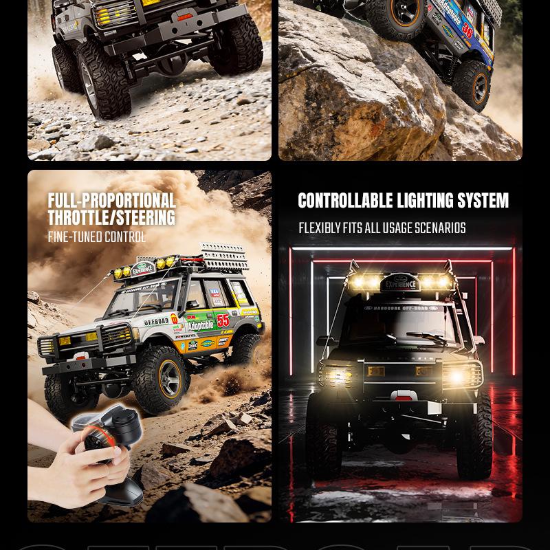 1/18 4WD Dual-Speed Off-Road RC Car for Adults & Kids - Creative Climbing Toy LR180