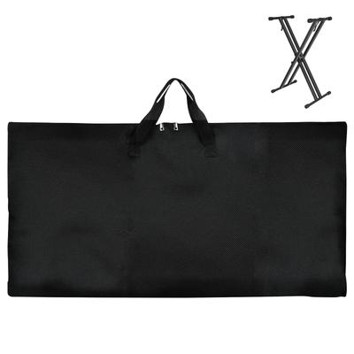 Musiin Oxford Cloth Electronic Piano Portable Handbag with Piano Keyboard Stand for Travel and Storage X-Frame Bag,