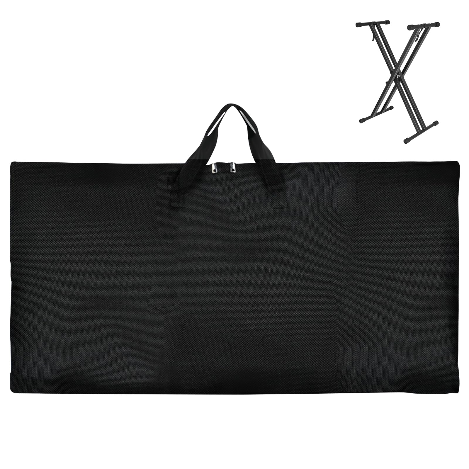 

Musiin Oxford Cloth Electronic Piano Portable Handbag with Piano Keyboard Stand for Travel and Storage X-Frame Bag,