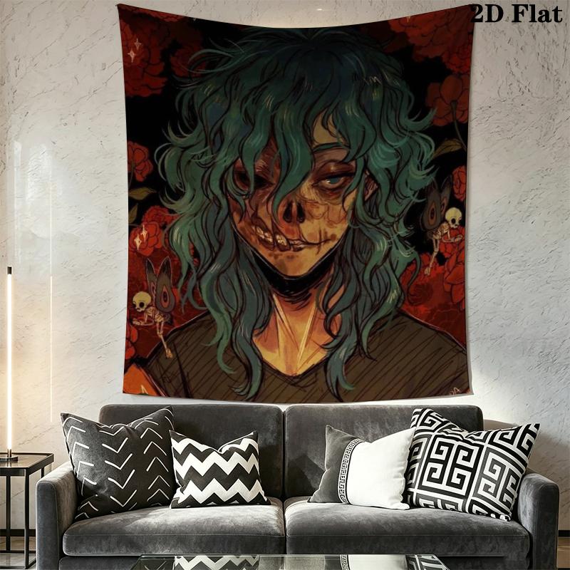 Sally face Wandteppich Ästhetischer Wandbehang Bedruckter Stoffdecke Dekorative Wandteppiche für Schlafzimmer Wohnzimmer Heimdekoration