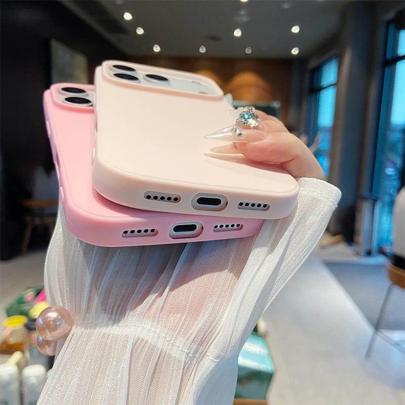 Luksusowe etui na telefon w kolorze cukierkowym dla IPhone 17 Pro Max Miękkie silikonowe etui dla IPhone 17 Air 17Pro Zderzak na aparat TPU Etui na tył