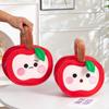 Polyester Water Resistant Apples Designs Bag Spacious Organizer for Organizing Makeup Sweets Travel Essential