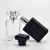Black Glass High Quality Crystal Transparent Perfume Bottle Atomizer Spray Bottle Refillable Bottle
