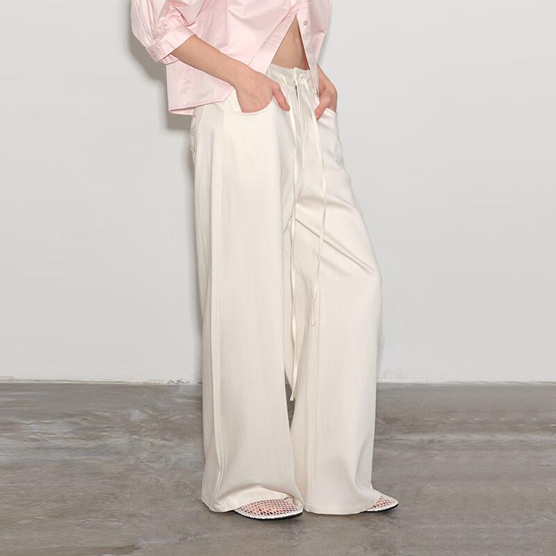 GREEN BELT Women's Lyocell Cotton Wide-Leg Casual Pants