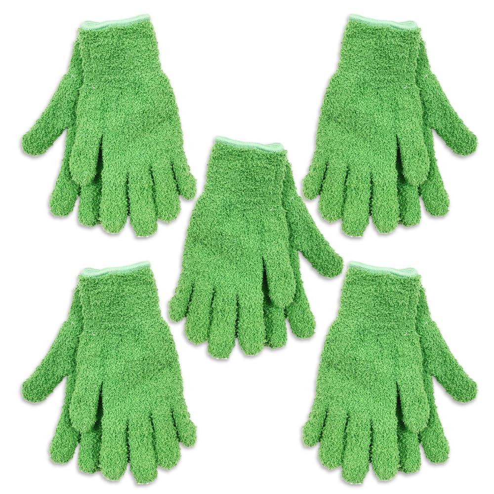 

Салфетка из микрофибры Nicheez для мытья автомобиля и 5 пар перчаток, Детализирующая перчатка-варежка для интерьера, окон, колес, (Набор из 10 предметов) (Свет