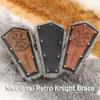 PU Arm Protectors Masquerade Party Dress Up Arm Guard Embossed Totem Arm Bracers Roleplaying Costume Armwear