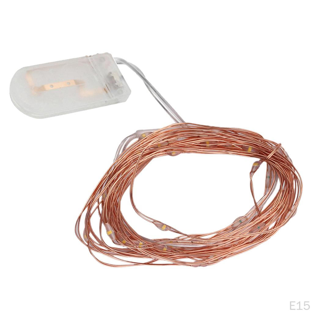 LED Fairy String Light 3/4/5M Copper Wire Strip Holiday Lights Party Decor