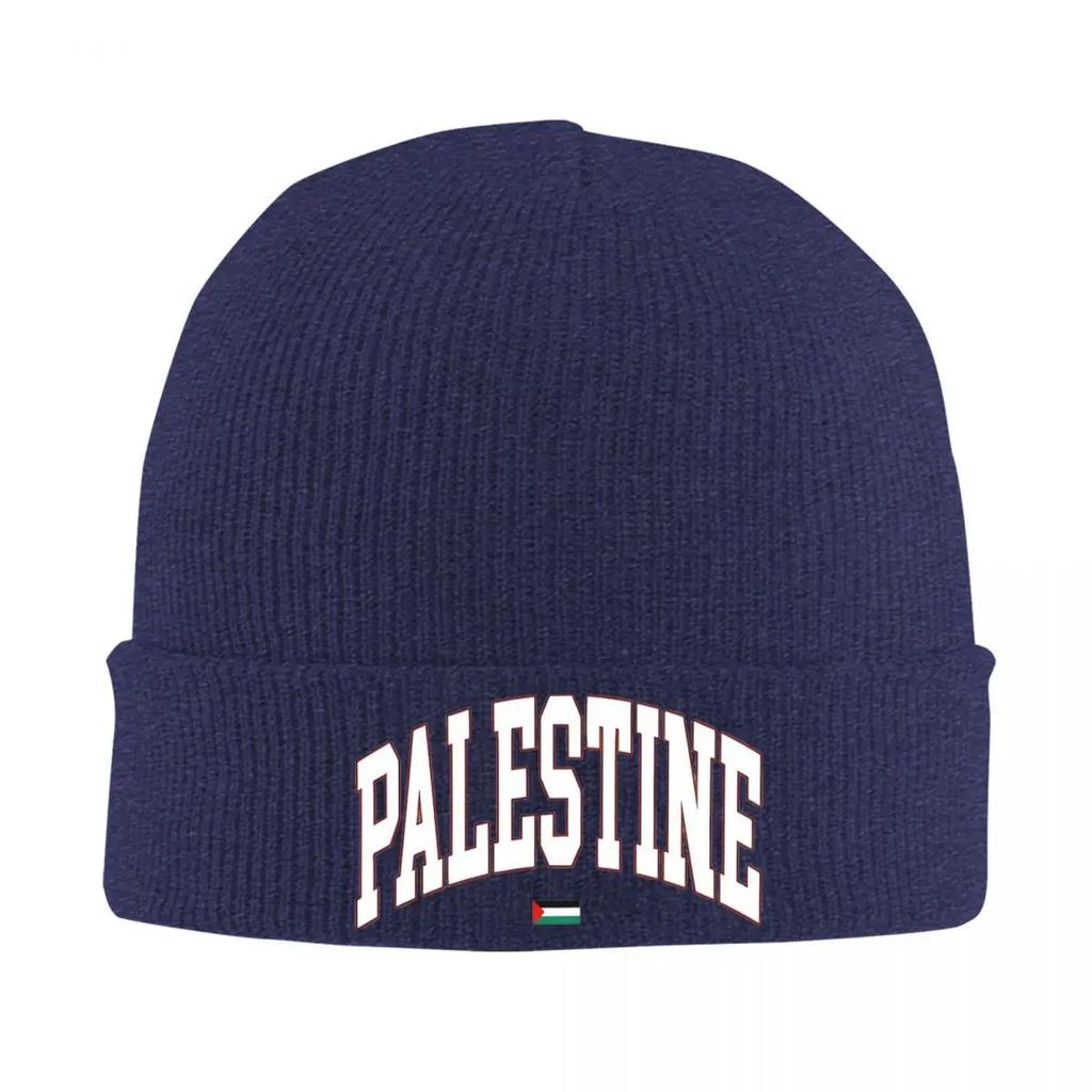 New Palestine Flag Beanie Hats Funny Caps Adult Unisex Outdoor Skullies Beanies Autumn Printed Warm Soft Beanie Hat