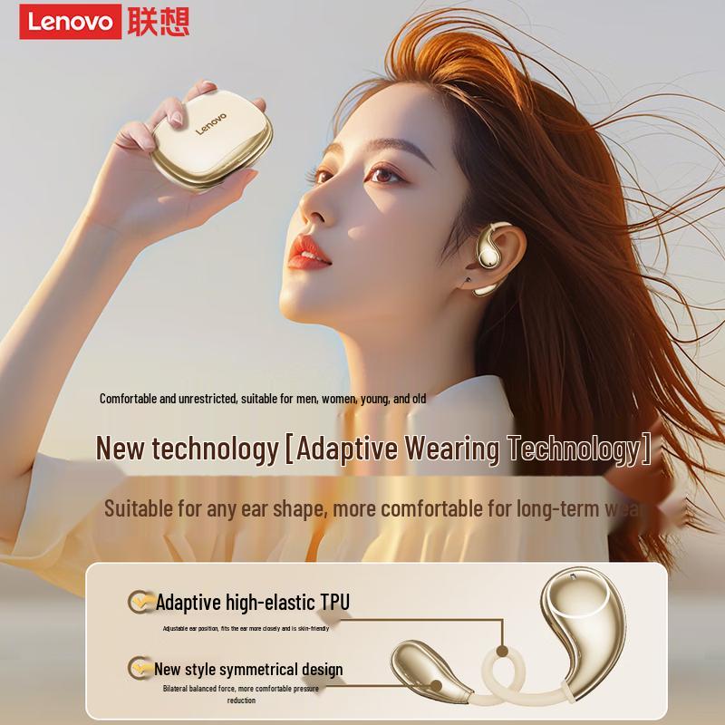 Lenovo Zestaw słuchawkowy sportowy Bluetooth z zaczepem na ucho TA320