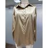 Fashion Long Sleeve Casual Loose Shirts for Women Spring and Summer New Office Ladies Blouses Tops Button Up Lapel Solid Simple Slim Woman Shirt 26257