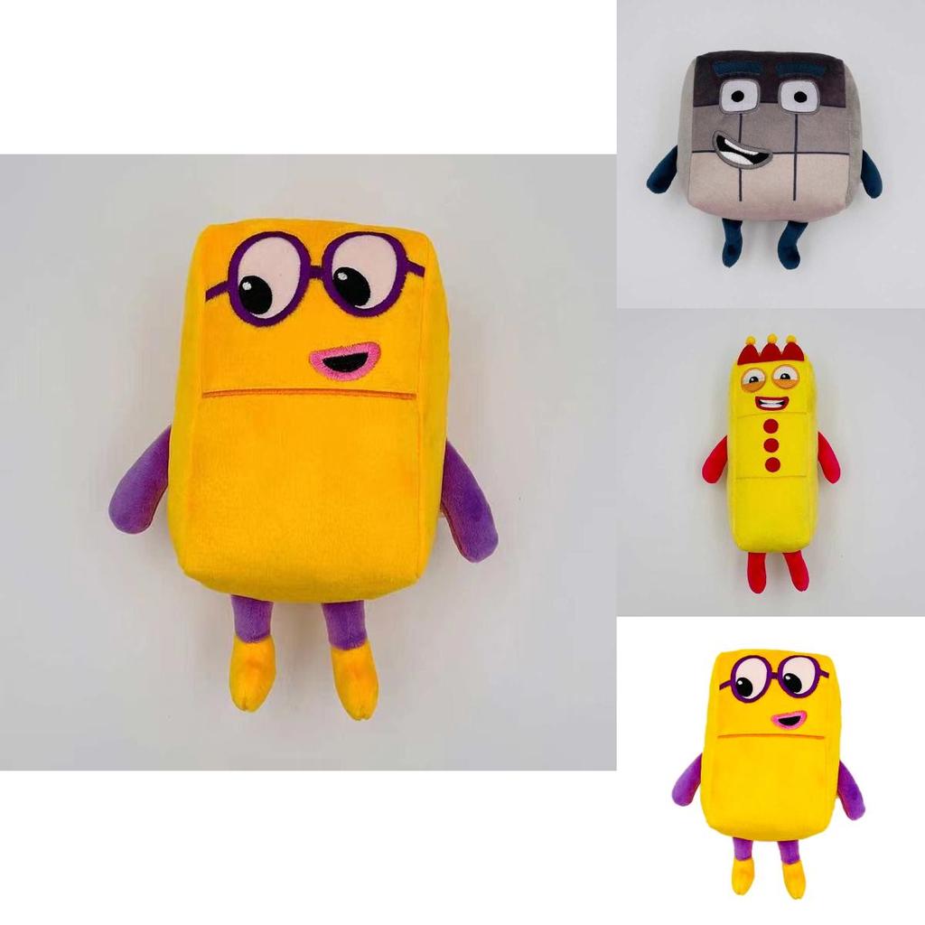 Plyšová panenka Numberblocks Měkká a roztomilá plyšová hračka pro děti Vzdělávací a zábavná