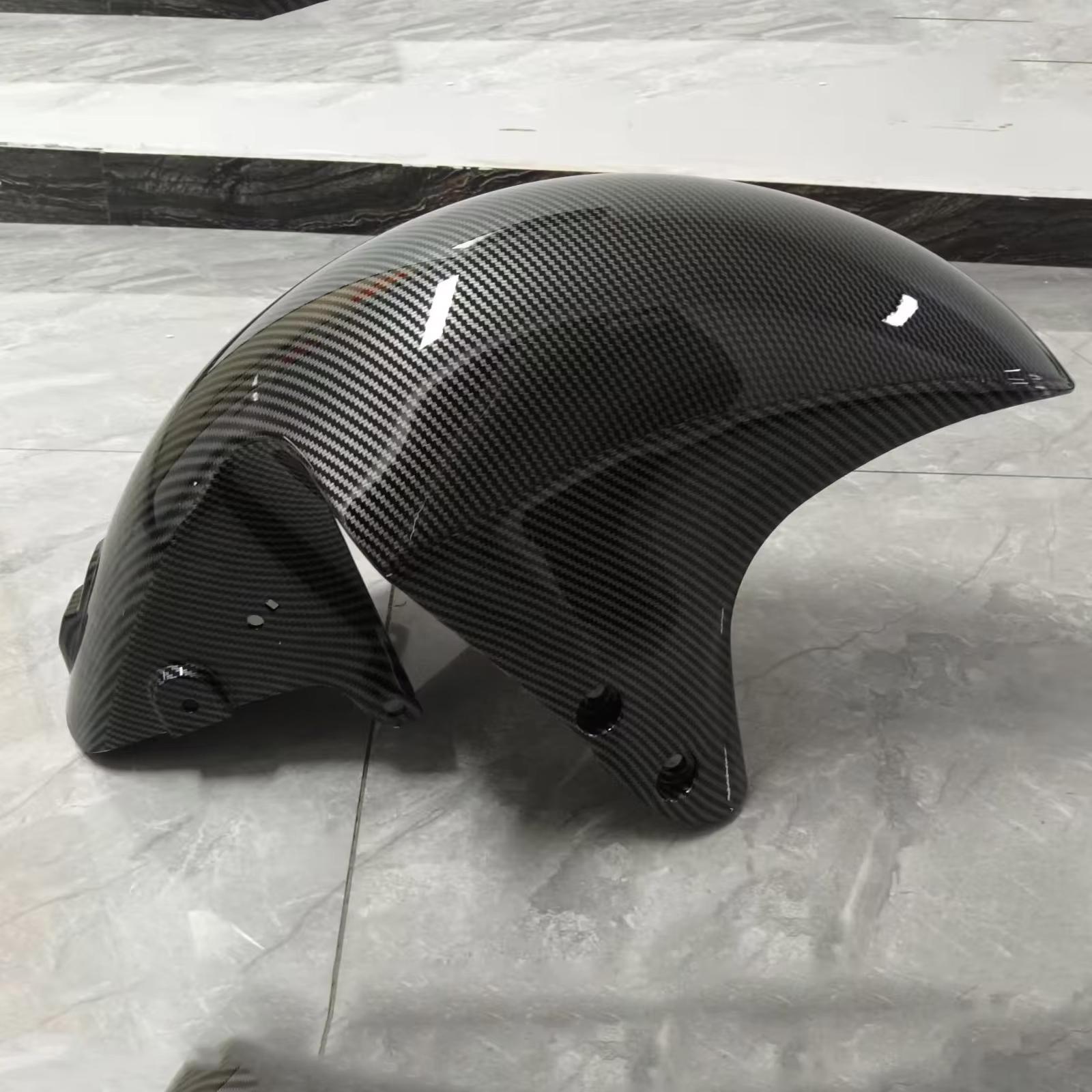 Motorcycle Accessories Front Mudguard ABS Carbon Fiber front fender Splash Guard Fairing For Suzuki Hayabusa GSX1300R 2008-2020 Carbon fiber Look