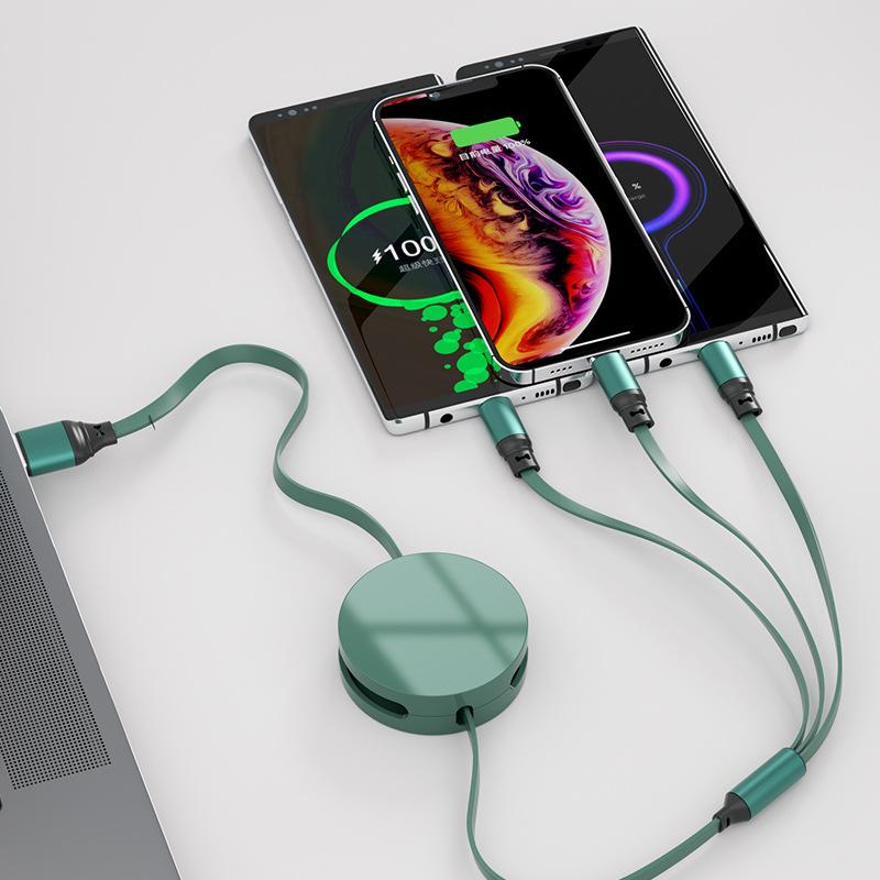 Universal Three-in-One Multi-functional Charging Cable with Customizable LOGO