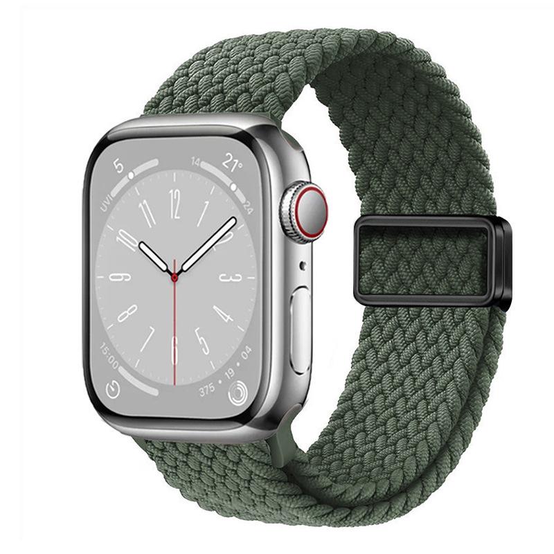 Magnetic Buckle Nylon Elastic Woven Band for Apple Watch Series 1/2/11