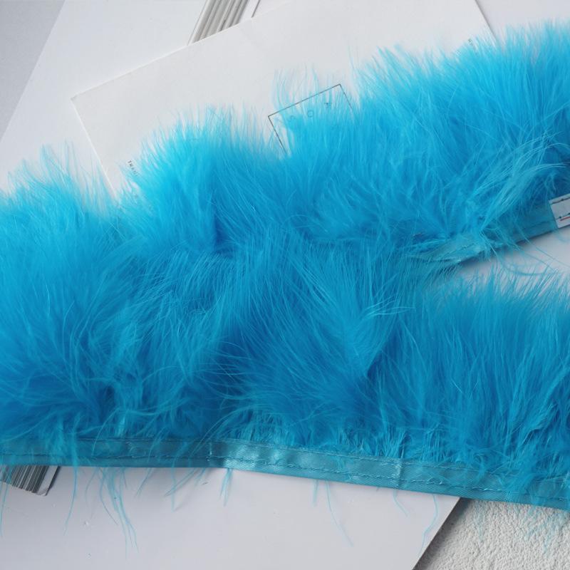 Colorful Vascular Velvet Feather Cloth Edge Cloth Strips Velvet Cloth Belt Clothing Accessories Diy Car Anti -Slip Mat Decoration Material 