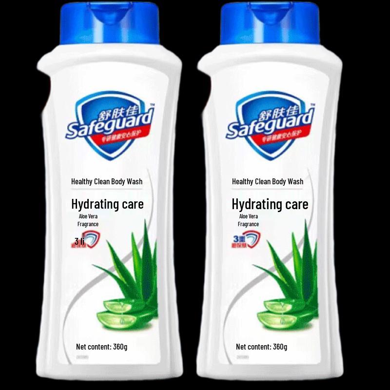 Safeguard Healthy Clean Aloe Scent Shower Gel Twin Pack